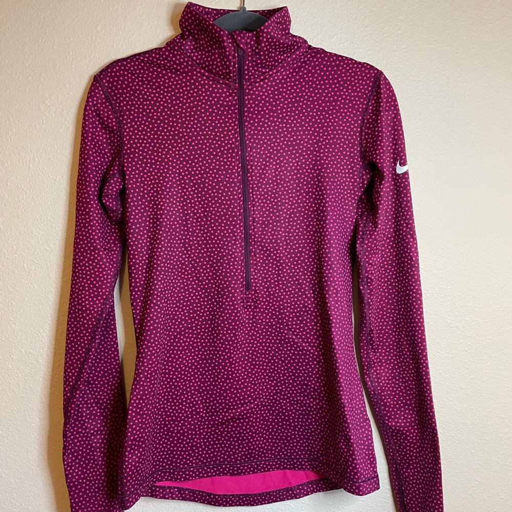 Nike 3/4 zip shirt